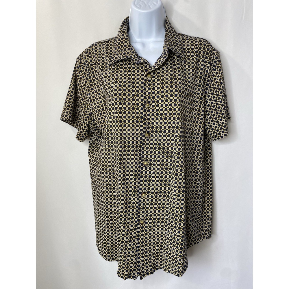 Michael Kors Womens Button Up Shirt‎ Size Large Career Wear Ivy League Business
